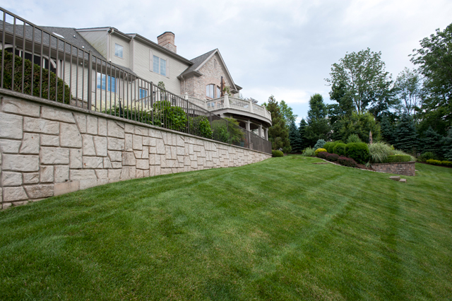 Large Structural Retaining Wall